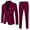 Wine, variant on Daolelai Boys Suits Groom Wedding Dress Slim Fit Formal Wear Boys Business Casual Temperament Professional Two-Piece Suits