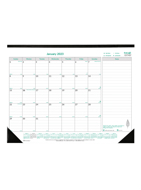 Desk Pad Calendar in Calendars