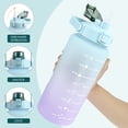 thumbnail image 2 of Lieonvis 2L Water Bottle Motivational Water Bottle with Time & Capacity Marker BPA-Free Sports Water Bottle Daily Measured Tracking Time Marks Water Cup Ensure Drink Enough Water for Fitness Gym, 2 of 8