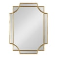 thumbnail image 2 of Kate and Laurel Minuette Glam Wall Mirror, 18 x 24, Gold, Boho-Chic Home Decor for Wall, 2 of 7