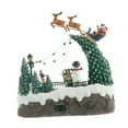 thumbnail image 3 of Adorno navideño coleccionable, edificio decorativo navideño iluminado, ideal para escritorio, dormitorio o chimenea interior., 3 of 9