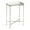 Silver, variant on Kate and Laurel Celia Modern Mirrored Tray Side Table, 18 x 12 x 26, Gold, Foldable Rectangular End Table for Storage and Display