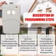 thumbnail image 5 of Abridor de puerta de garaje remoto Kingdder, 2 canales, 300 MHz, x2, 5 of 6