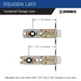 thumbnail image 3 of Brinks E2428150 Raleigh Passage Door Lever Set - Bronze, 3 of 7
