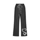 thumbnail image 4 of Pantalones capris de liquidación de Ichuanyi para mujeres Lino de algodón de verano casual 3/4 pierna ancha ICHUANYI WER2023082209225, 4 of 4