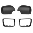 thumbnail image 4 of Car Black Rearview Mirror Cover Shell Side Mirror Caps With Frame Replacement For E53 X5 2000-2006, 4 of 5