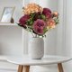 thumbnail image 5 of Ramo de flores artificiales de seda | Arreglo floral de rosas y peonías para decoración del hogar, centros de mesa para bodas, decoración de fiestas, relleno de jarrones para escritorio de oficina, 5 of 6