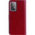 thumbnail image 3 of case for Samsung Galaxy A52 Case for Women, Glitter Bling Diamond PU Leather Wallet Phone Case with Wsrist String Full Body Protective Flip Cover for Samsung Galaxy A52 Owl Red, 3 of 14