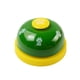 thumbnail image 2 of Greeniant Juguetes interactivos, mano de obra multicolor, accesorios para cachorros, campana de cena, tamaño compacto, anillo de huella de juguete Suministros para perros Verde amarillo Greeniant PT004192-05, 2 of 6