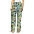 thumbnail image 3 of Xecao Hawaiian Style Women's Straight Lounge Pajama Pants: The Epitome of Relaxed Sleepwear, 3 of 9
