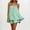 Green, variant on 2 Piece Sets for Women Summer Women's Summer Sleeveless Striped Shorts Fashion Pajama Set Comfortable Two-Piece Loungewear Casual Sleepwear for Home Breathable Lightweight Fabric Black L