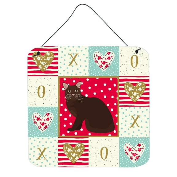 Burmese 2 Cat Love Wall or Door Hanging Prints