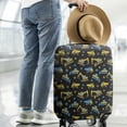 thumbnail image 2 of Cartoon Construction Vehicles Stars Luggage Cover Fashion Suitcase Cover Baggage Covers Fit 25-28 Inch Luggage (Go Travel), 2 of 5