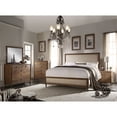 thumbnail image 3 of Benzara BM156264 65 x 64 x 88 in. Classy Contemporary Style Queen Size Bed, Brown, 3 of 3