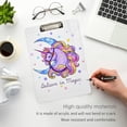 thumbnail image 4 of FMSHPON Cute UnicornCrescent Clipboard Hardboard Wood Nursing Clip Board and Pull for Standard A4 Letter 13x9 inches, 4 of 7
