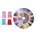 thumbnail image 4 of 100 piezas 25-Colores 60mm borla colgantes artesanía DIY llavero Hugo colgantes de borla, 4 of 9