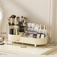thumbnail image 5 of Gnmfd 360° Rotating Makeup Organizer Cosmetic Storage Rack Vanity Brush Holder Countertop Cube Storage Organizer For Desk Dresser Jewelry Organizers And Storage Bathroom Essentials, 5 of 6
