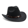 thumbnail image 3 of Hsqqdc 3-Piece Western Themed Accessory Set, Cowboy Hat Bandana and Belt for Themed Parties, 3 of 7