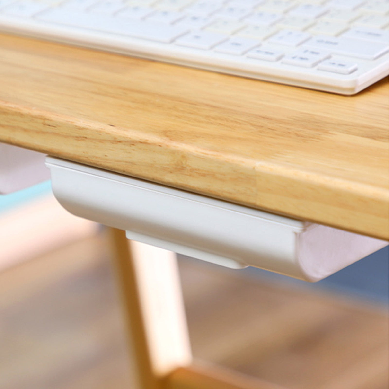 Compact Under Desk Organizers Using Strong Adhesive For Stationery Remote Controls And Accessories