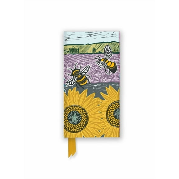 Flame Tree Slimline Journals Kate Heiss: Sunflower Fields (Foiled Slimline Journal), (Hardcover)
