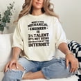 thumbnail image 2 of Being A Good Mechanical Engineer Humorous, Ivory Comfort Colors T-Shirt, XL, 2 of 3