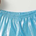 thumbnail image 3 of fatyb Girls Shiny Shorts Summer Elastic Waist Sparkly Dance Shorts Kids Fashion Party Shorts for Girls, 3 of 5