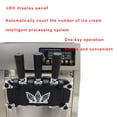 thumbnail image 6 of INTSUPERMAI 3 Flavors Soft Ice Cream Maker Frozen Cones Making Machine LED Display Stainless Steel 16-18L/H, 6 of 10