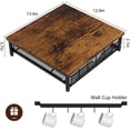 thumbnail image 3 of 36 Coffee Pod Capacity Black/Brown Metal/Wood K Cup Coffee Pod Holder, 3 of 7