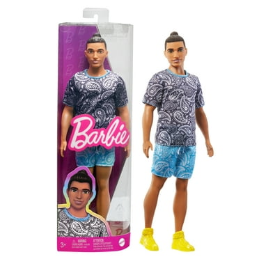 Barbie Fashionistas Ken Fashion Doll #192 in Malibu Tank & Sandals with ...