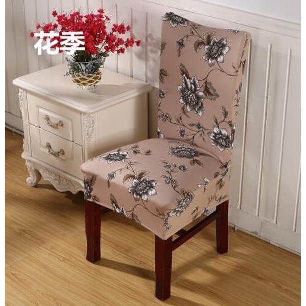 Chair Covers Soft Spandex Fit Stretch Short Dining Room Chair Covers
