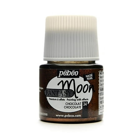 UPC: 0804551966811 | Pebeo Fantasy Moon Effect Paint Chocolate 45 Ml [Pack Of 3] (3PK-167034CAN)