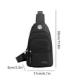 thumbnail image 3 of karymi Chest Bag Men's Trendy Sports Slant Backpack Cloth Casual Luminous Chest Bag Shoulder Crossbody Bag Best Sellers, 3 of 9