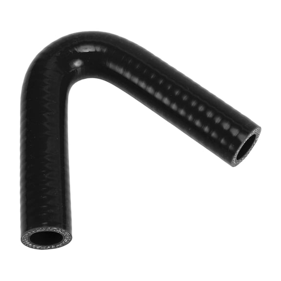Unique Bargains 1 Pcs 19mm 0.75" ID 120mm 4.72" Lenght 135° Black Car Silicone Hose Universal