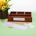 thumbnail image 3 of Plastic Card Sleeves Adhesive Label Holders for Office Daily Life Pvc with Paper Labeling 1 Set, 3 of 5