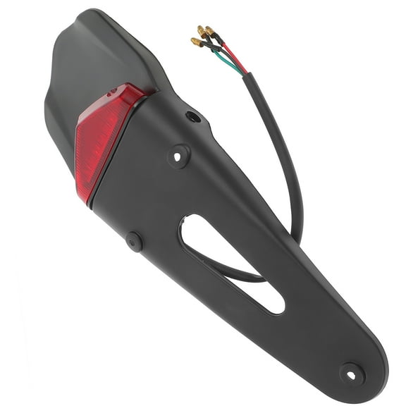 unbranded Motorcycle Headlight Motorcycle Tail Light 31.6X10.5X4.7CM Black