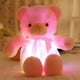 thumbnail image 1 of Figura de oso luminoso que cambia de color | Peluche con luz LED y lazo | Luz nocturna multicolor para niños | Regalo de cumpleaños para niños y niñas, 1 of 5