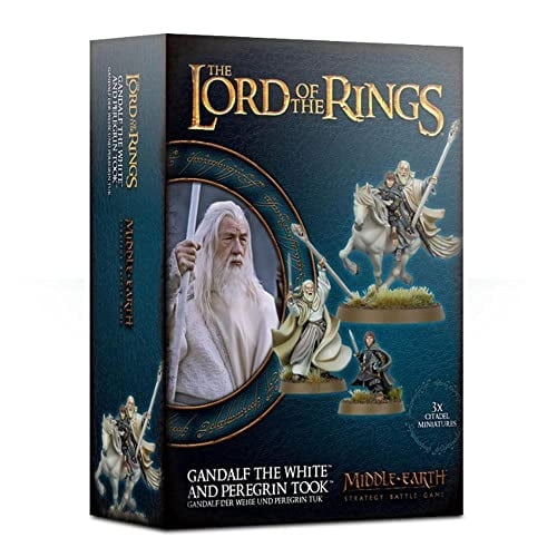 Miniaturas: El señor de los anillos, Games Workshop, Gandalf y Perger