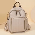 thumbnail image 5 of Stylago Fashion Backpack Purse for Women Versatile Detachable Strap Crossbody Bags Ladies Multiple Zip Pockets Travel Daypack Beige, 5 of 6