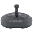thumbnail image 2 of vidaXL Umbrella Base Sand/Water Filled 5.3 gal Anthracite Plastic, 2 of 4