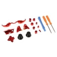 thumbnail image 2 of Pack of 18 Chrome Red Replacement Button Controller Accessories Bundle with T8 Screwdriver Repair Opening Tool, 2 of 7