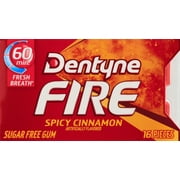 Dentyne Sugar Free Fire Spicy Cinnamon Gum, 16 Ea