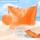 thumbnail image 2 of Bolsa Tote KALIDI de PVC con Cremallera y Papel Kraft para Playa Naranja, 2 of 7