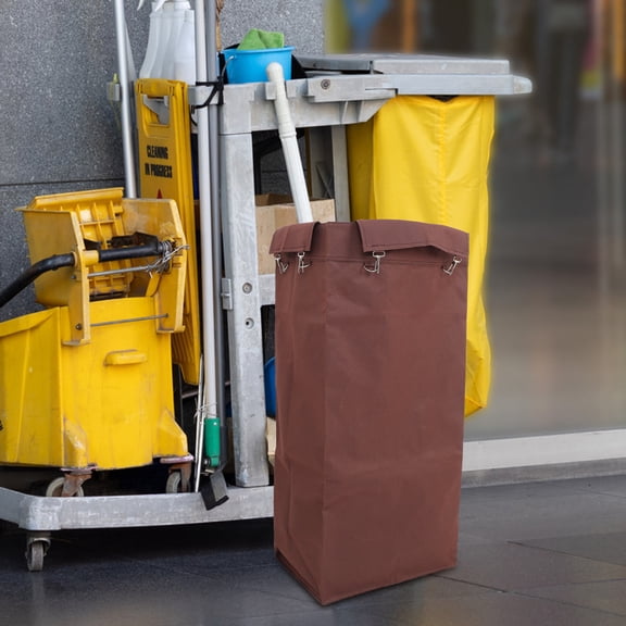 Baluue Heavy-Duty Commercial Cleaning Cart Bag for Office, Restaurant, Janitorial and Facility Maintenance Use