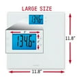 thumbnail image 4 of Taylor 11.8" x 11.8" Digital Glass Wellness Scale Battery, FSA HSA Eligible, 400 lb Capacity, White, 4 of 9