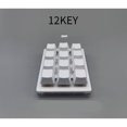 thumbnail image 4 of Sidaley Teclado de 12 teclas con cable para oficina en casa, teclado Universal de respuesta rápida para ordenador, teclas programables para Computadoras y accesorios Blanco, 4 of 6