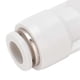 thumbnail image 3 of 10Pcs Straight Reducing Connector Quick Release Pnuematic Air Hose Reducer Tube Fittings WhitePG8-4, 3 of 4
