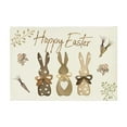 thumbnail image 2 of LIAMOBONDOPOLISE Vintage Happy Easter Placemats Spring Easter Place Mats Vintage Dining Table Decorations Bunny Chick Easter Holiday Table Mats For Kitchen Dining Decoration Novel Easter Design, 2 of 7