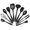 Black, variant on Amdohai 10PCS Cooking Utensils Kitchen Utensil Set Silicone Kitchenware Set Stainless