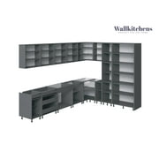 Kitchen Timeless Collection Natural Teak & Black Color Base Size 12Ft Wide