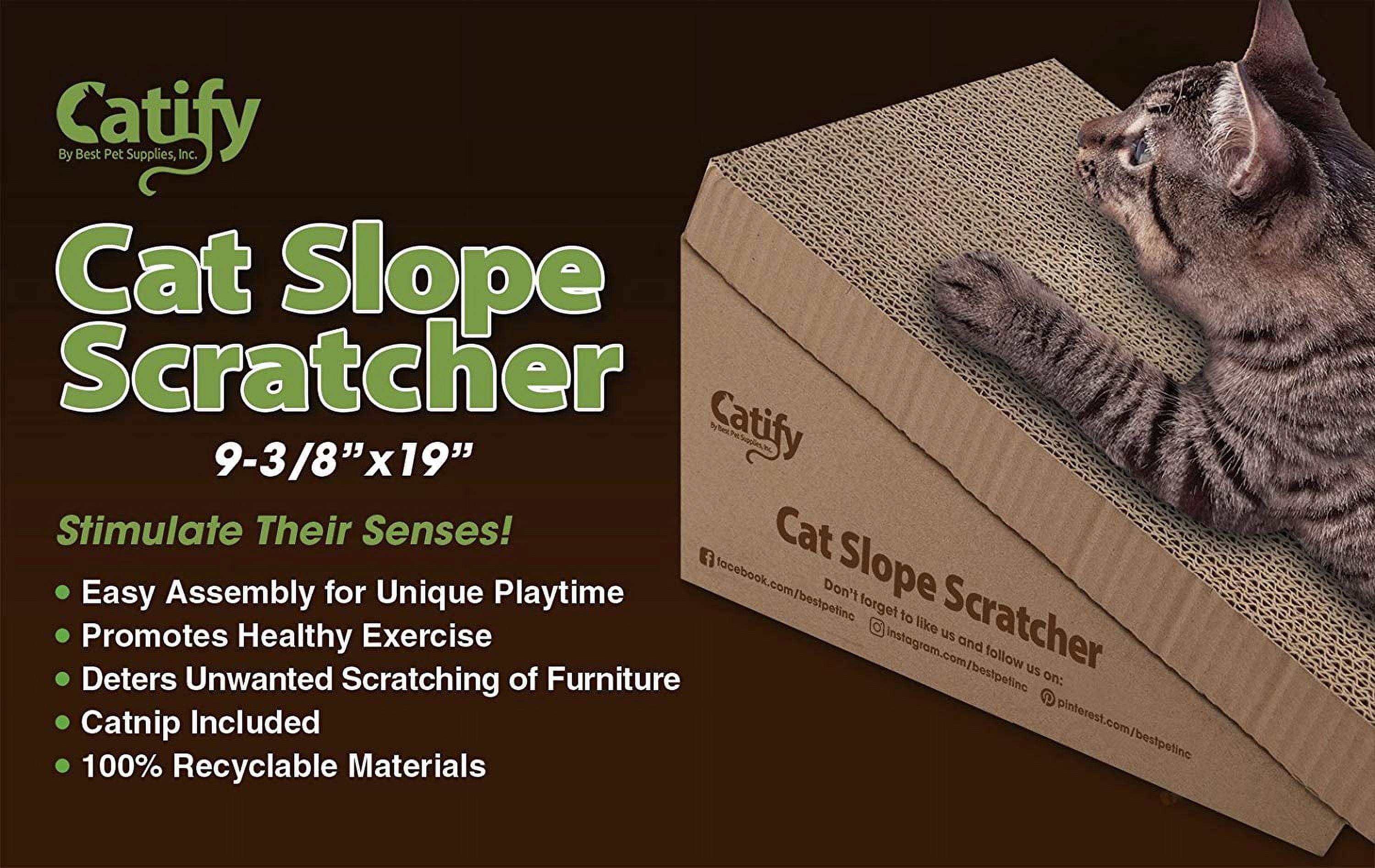 Best Pet Supplies, Inc. Catify Infinity Cardboard Cat Scratcher with Catnip